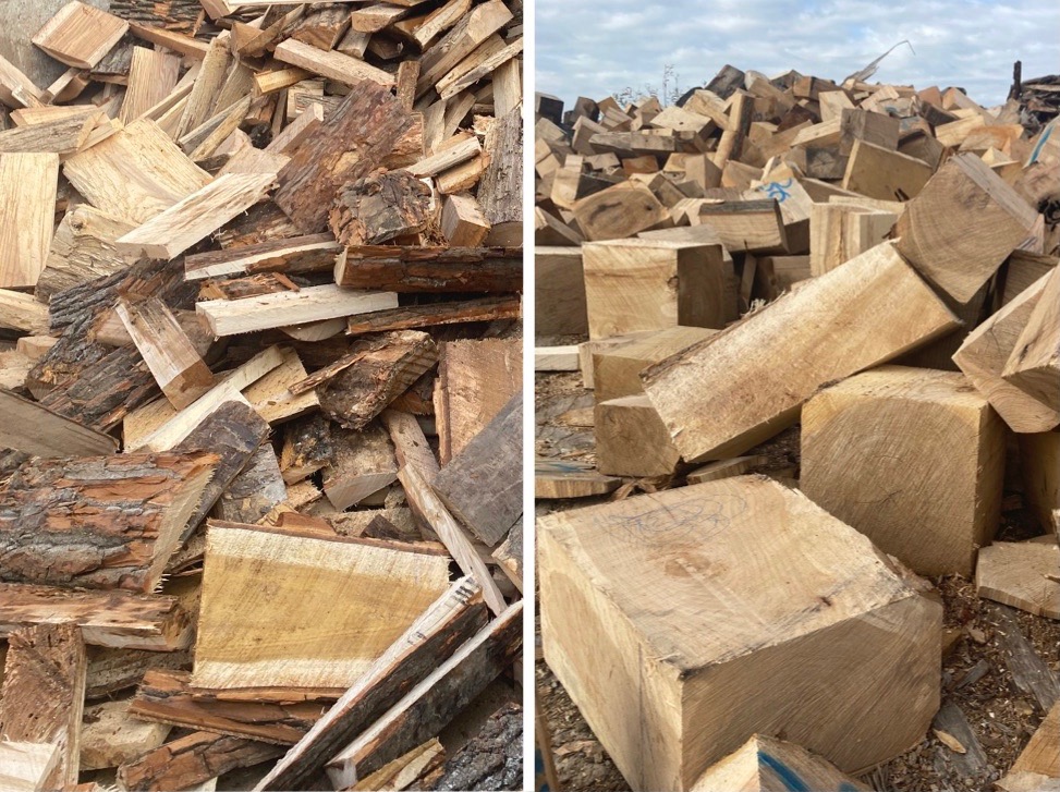 Slab and block firewood